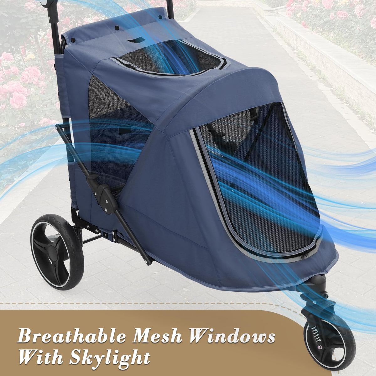 Blue Pet Stroller Z970733