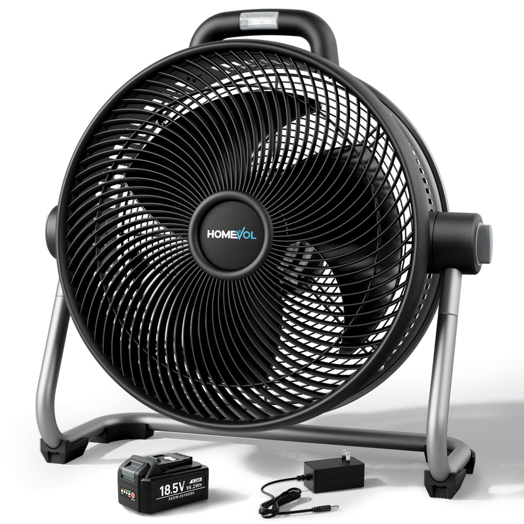 20 Inch Cordless Rechargeable Battery Powered Floor Fan D968