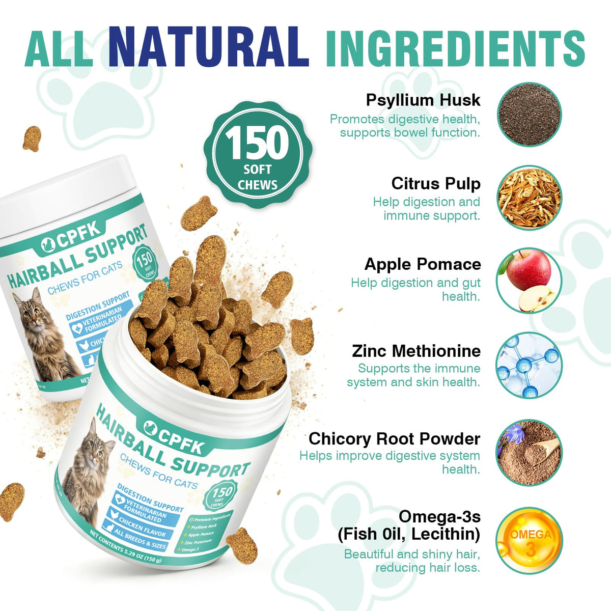 Hairball Treatment for Cats Q5399