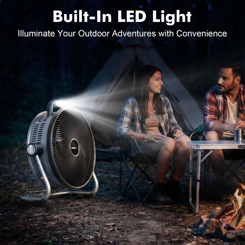 20 Inch Cordless Rechargeable Battery Powered Floor Fan D968