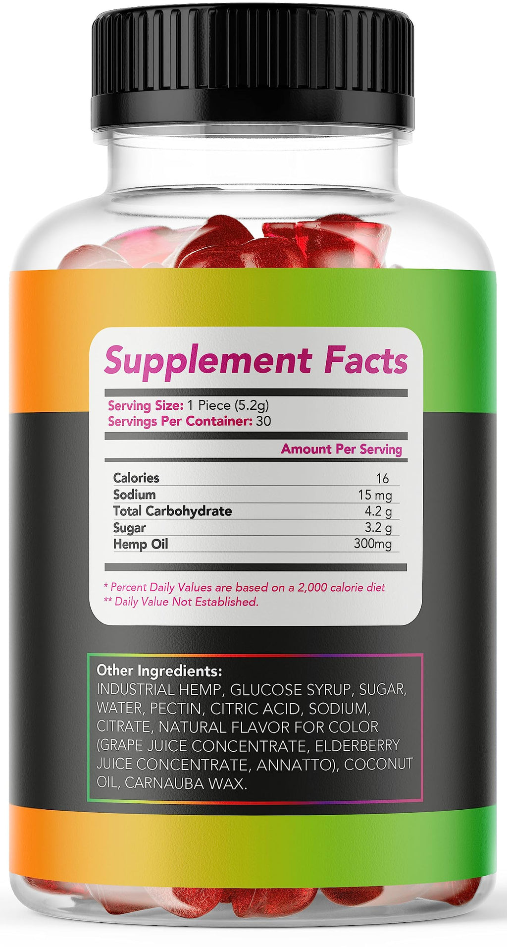 2 Pack Hemp Gummies 300 MG H24371