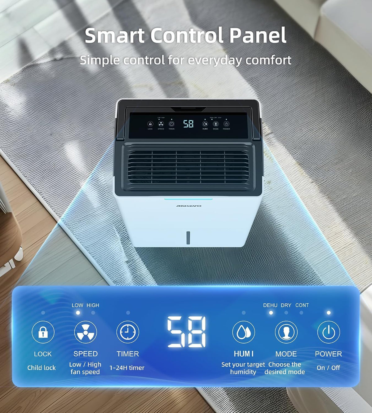 52 Pint Dehumidifier K7257