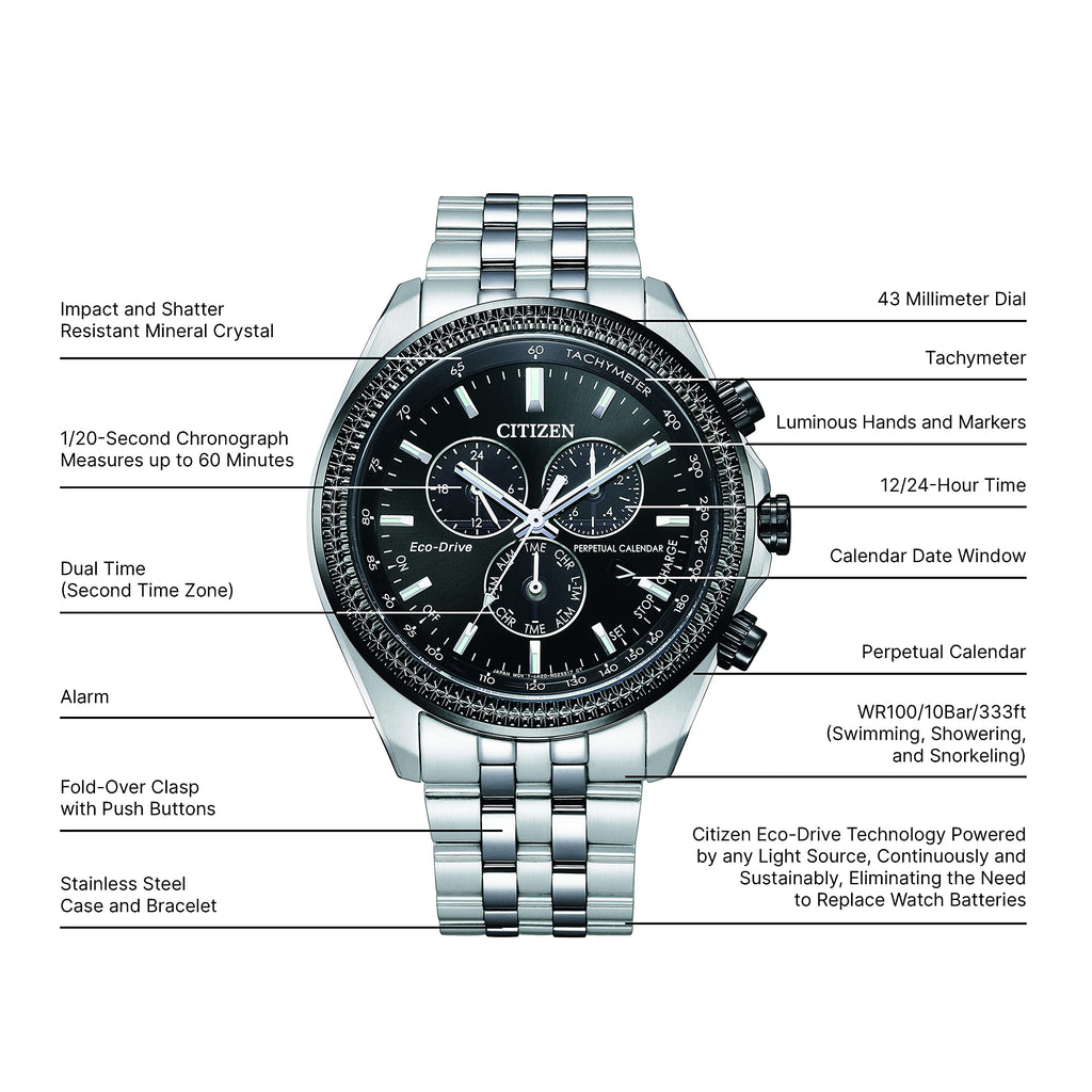 Men's Stainless Steel Chronograph Watch W462