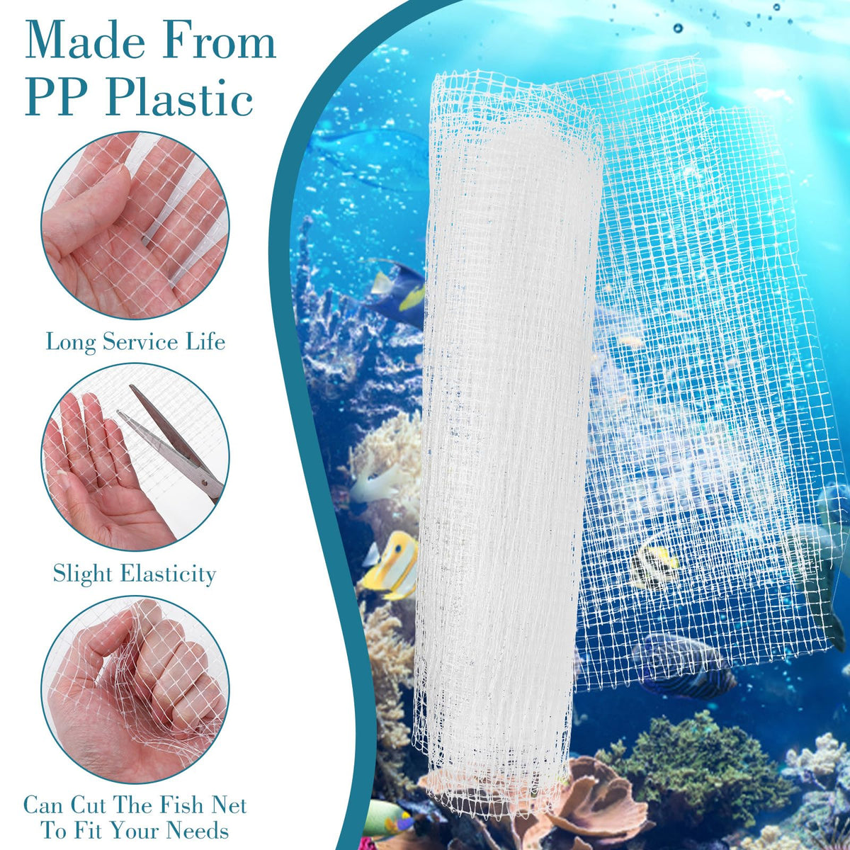Clear Mesh Fish Tank Lid 4 x 5 feet D131861