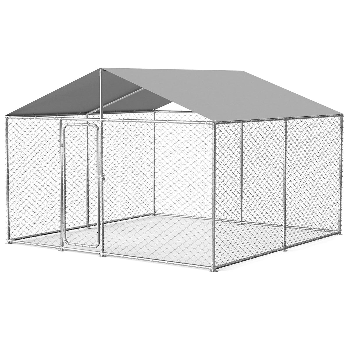 10x10 ft Heavy Duty Outdoor Dog Kennel Y2783