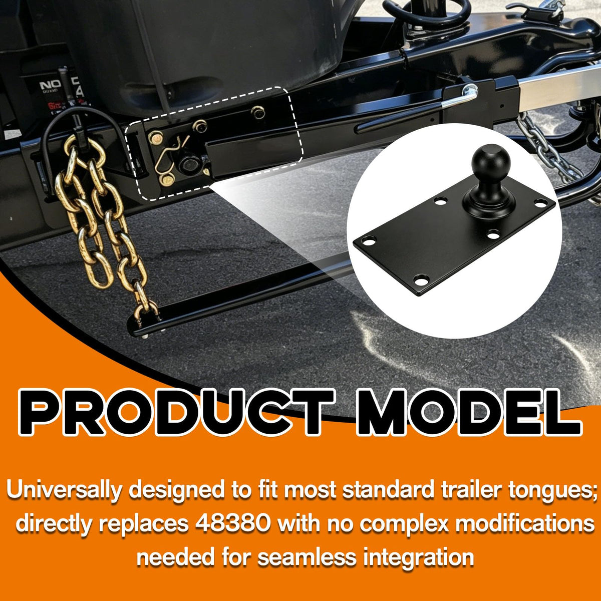 Trailer Sway Control Ball Plate J2353