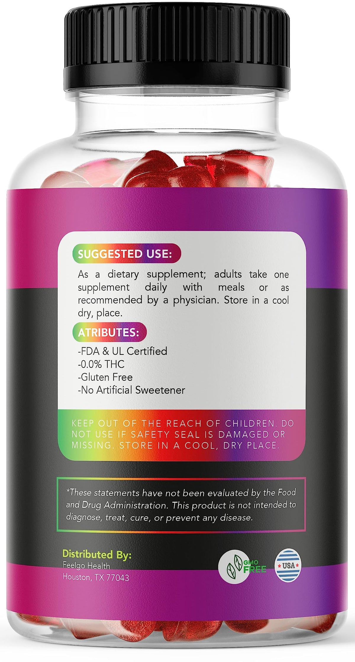 2 Pack Hemp Gummies 300 MG H24371
