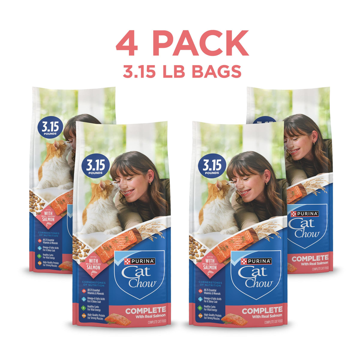 Salmon High Protein Dry Cat Food P7819
