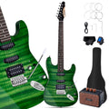 39" Full Size SSH Electric Guitar Starter Kit with Amp W6628