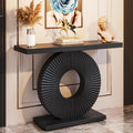 Black 40 inch Wood Console Table S48377