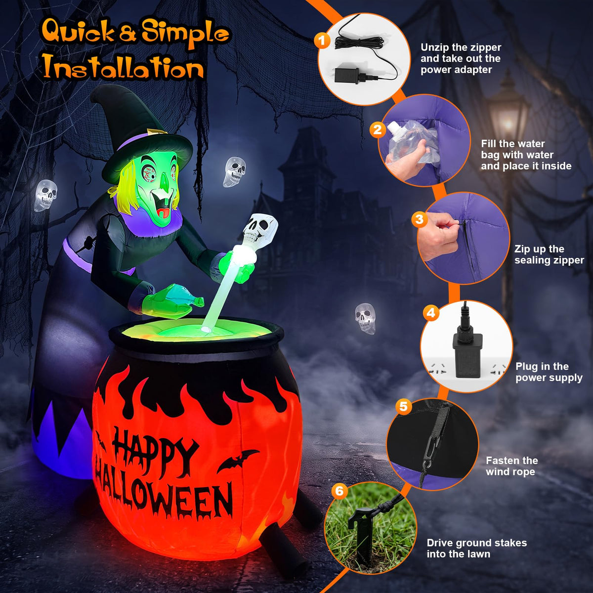8FT Halloween Inflatable U721