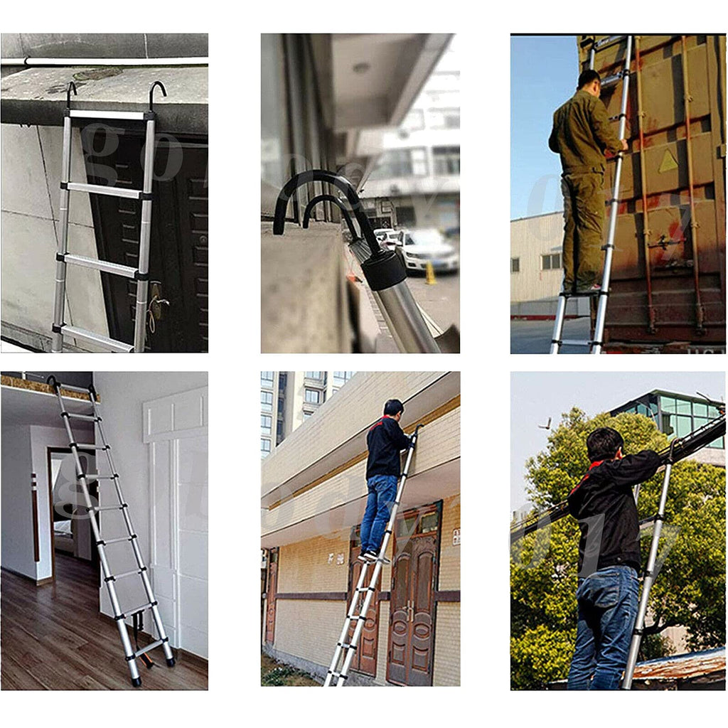 Telescoping Extension Ladder 20.34FT 330 Pound Capacity A401152