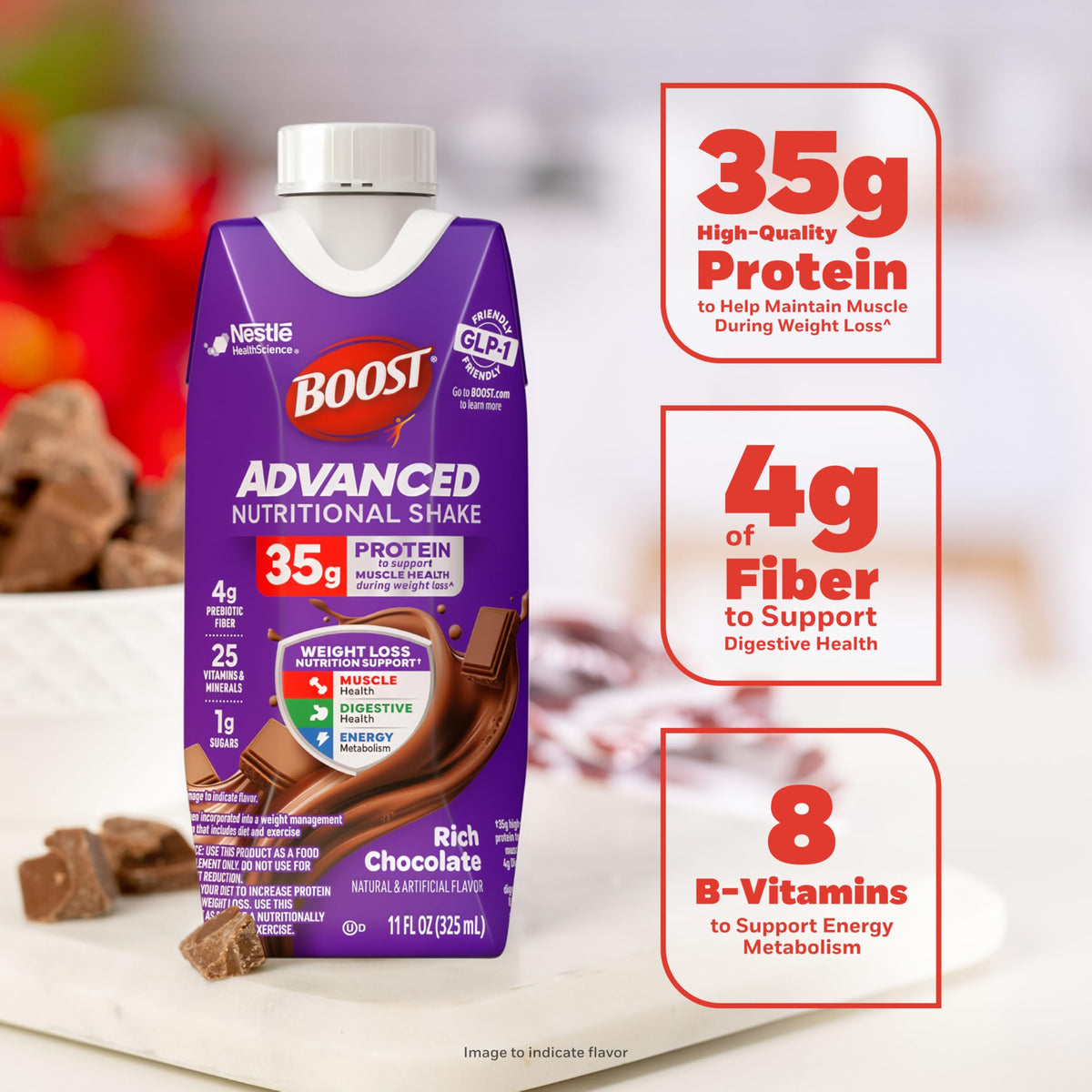 Chocolate Protein Shake 12-11 FL OZ Cartons Z46594