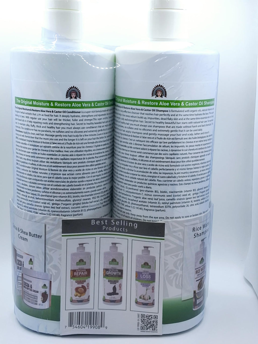 Aloe Vera & Castor Oil Shampoo and Conditioner Set F176