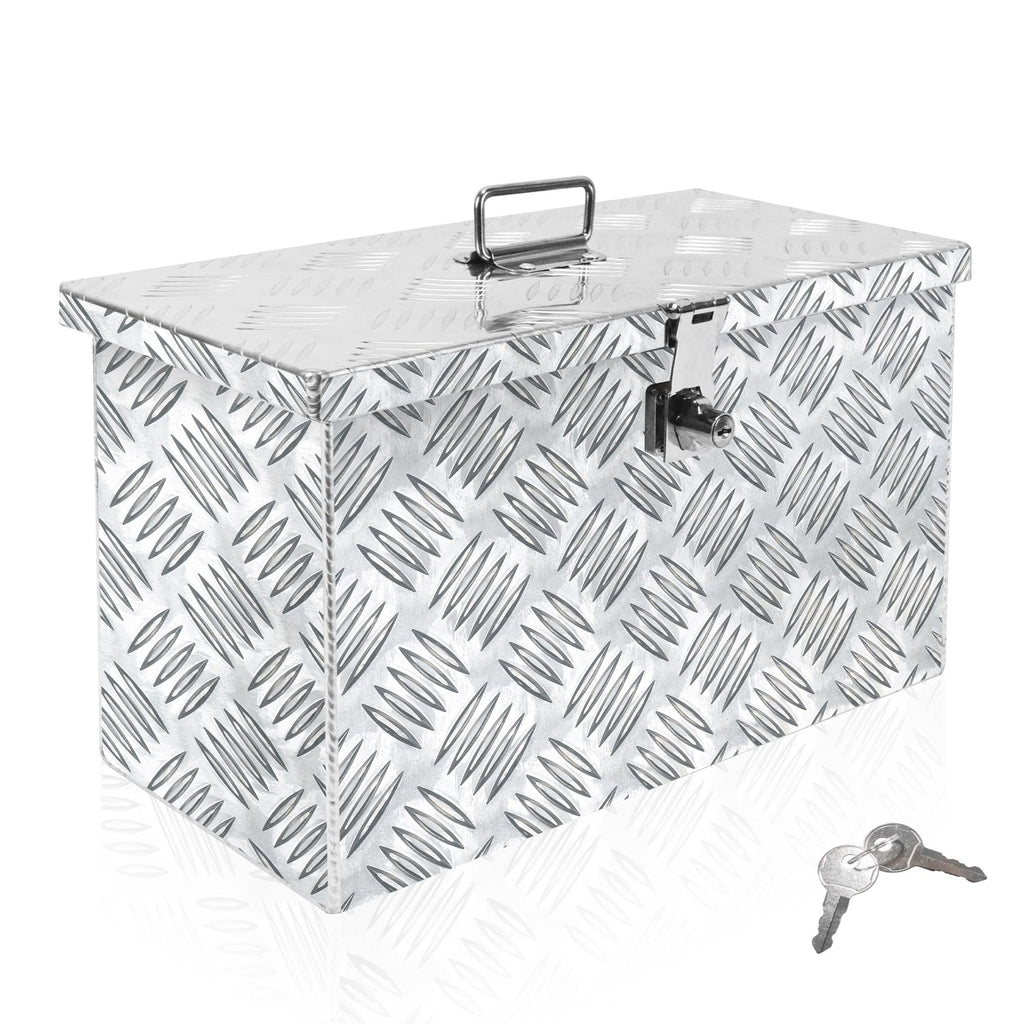 16 Inch Aluminum Waterproof Truck Bed Toolbox with Lock and Keys H207715