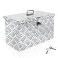 16 Inch Aluminum Waterproof Truck Bed Toolbox with Lock and Keys H207715
