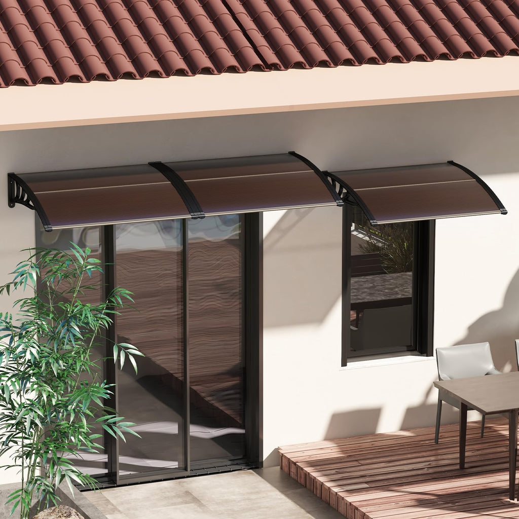 46" x 38" Polycarbonate Door Awning Canopy Y81710
