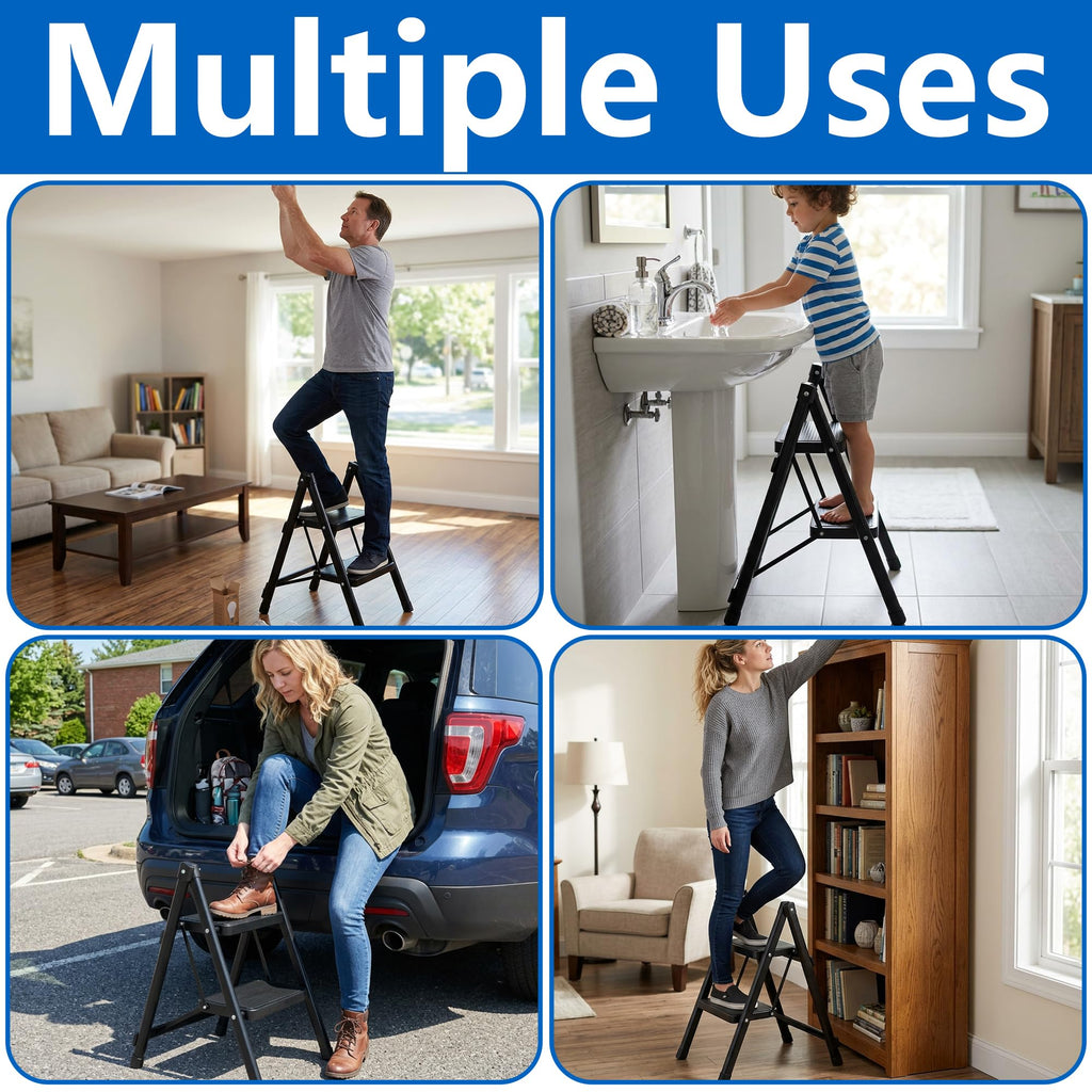 Foldable 2-Step Non-Slip Spa Steps R9440