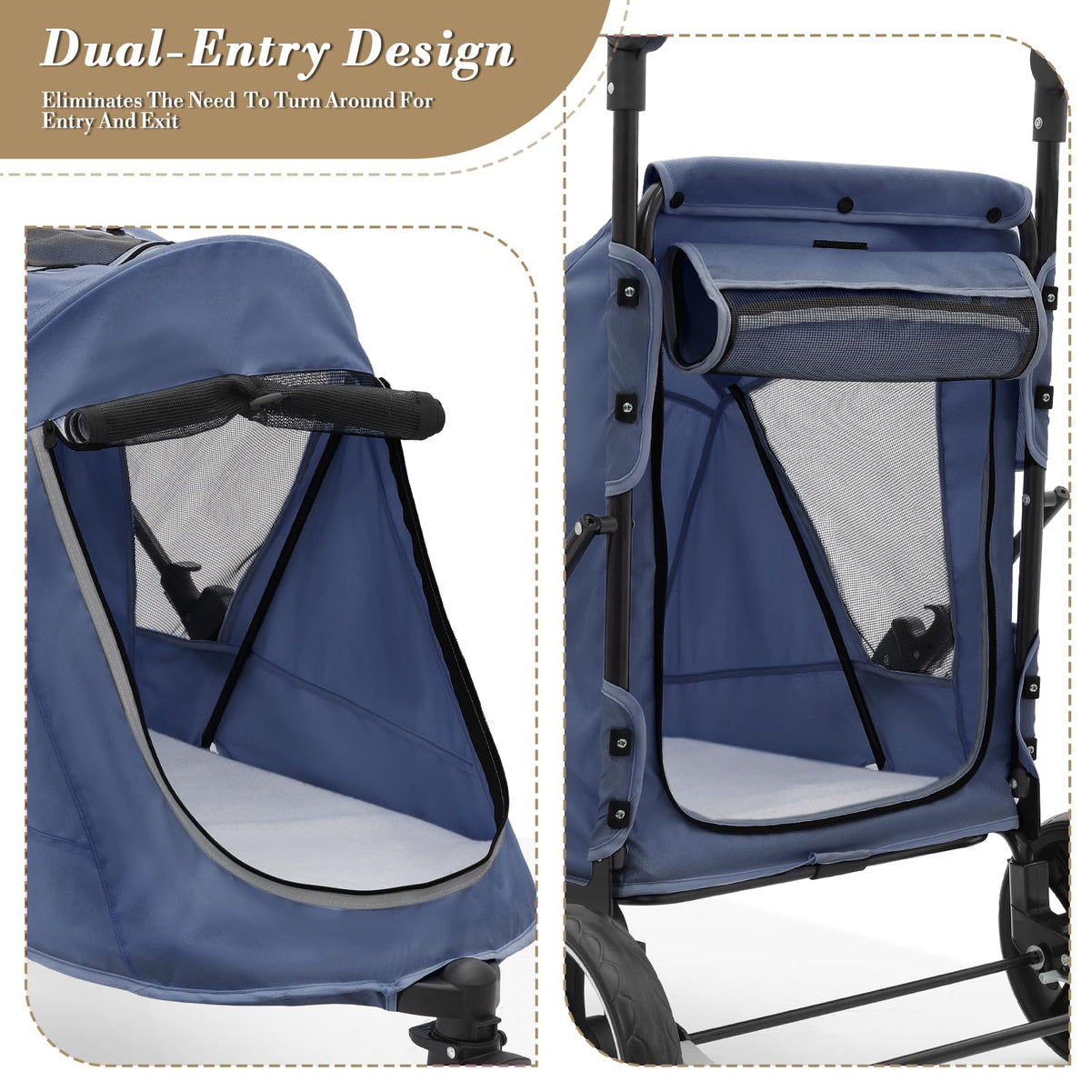 Blue Pet Stroller Z970733