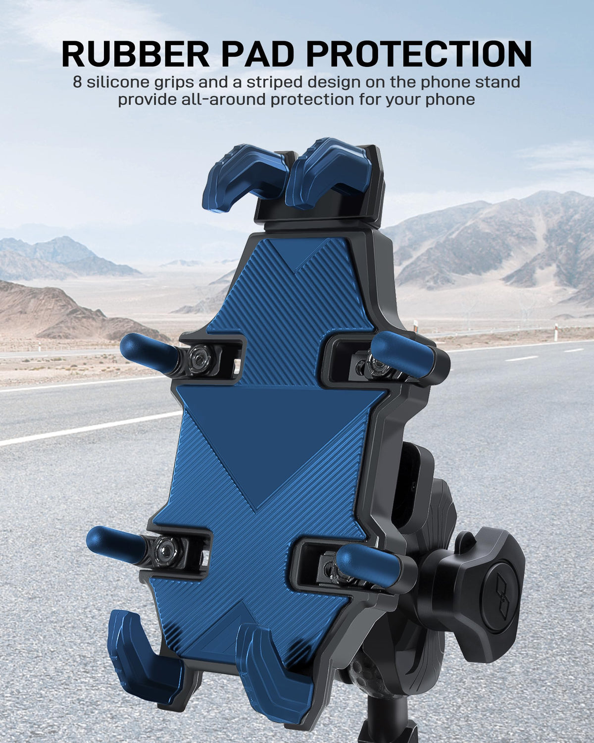 Anti-Theft UTV Phone Mount with Vibration Dampener D996