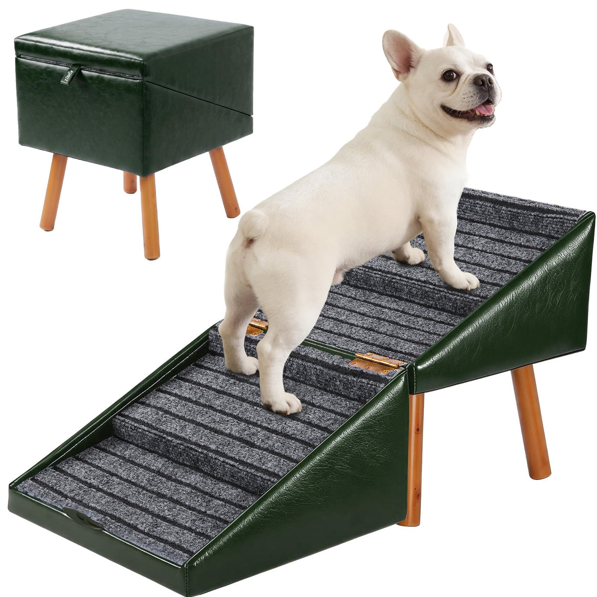 Foldable Dog Stairs and Ottoman J4795