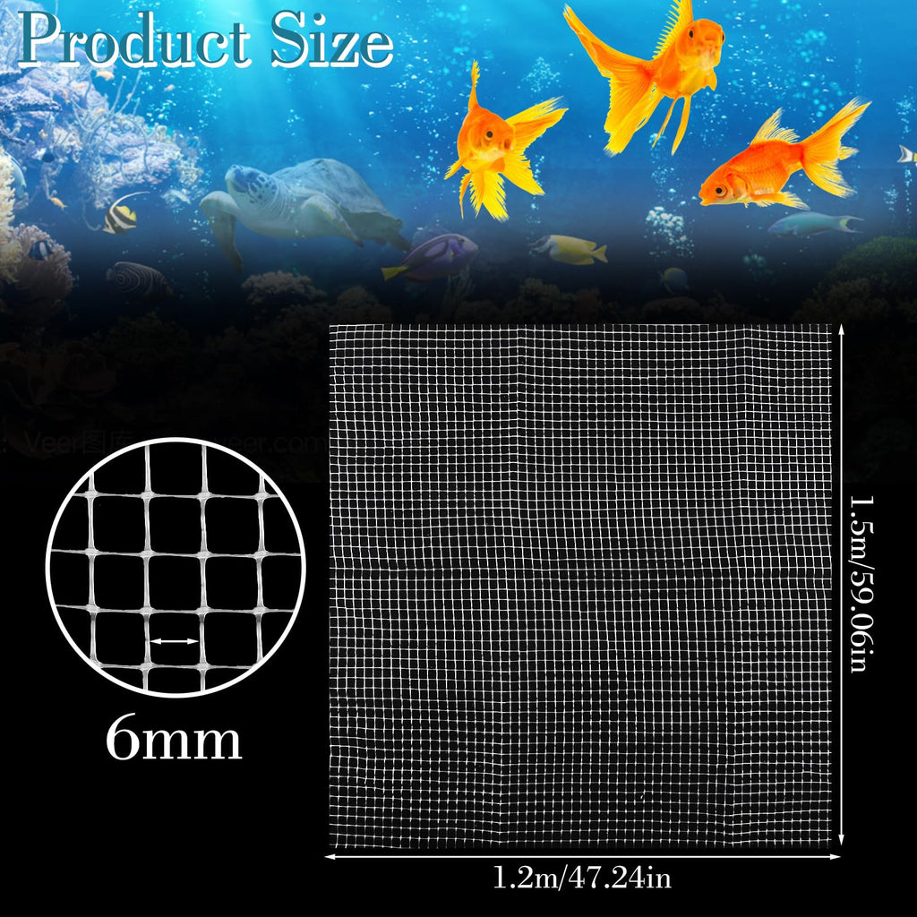 Clear Mesh Fish Tank Lid 4 x 5 feet D131861
