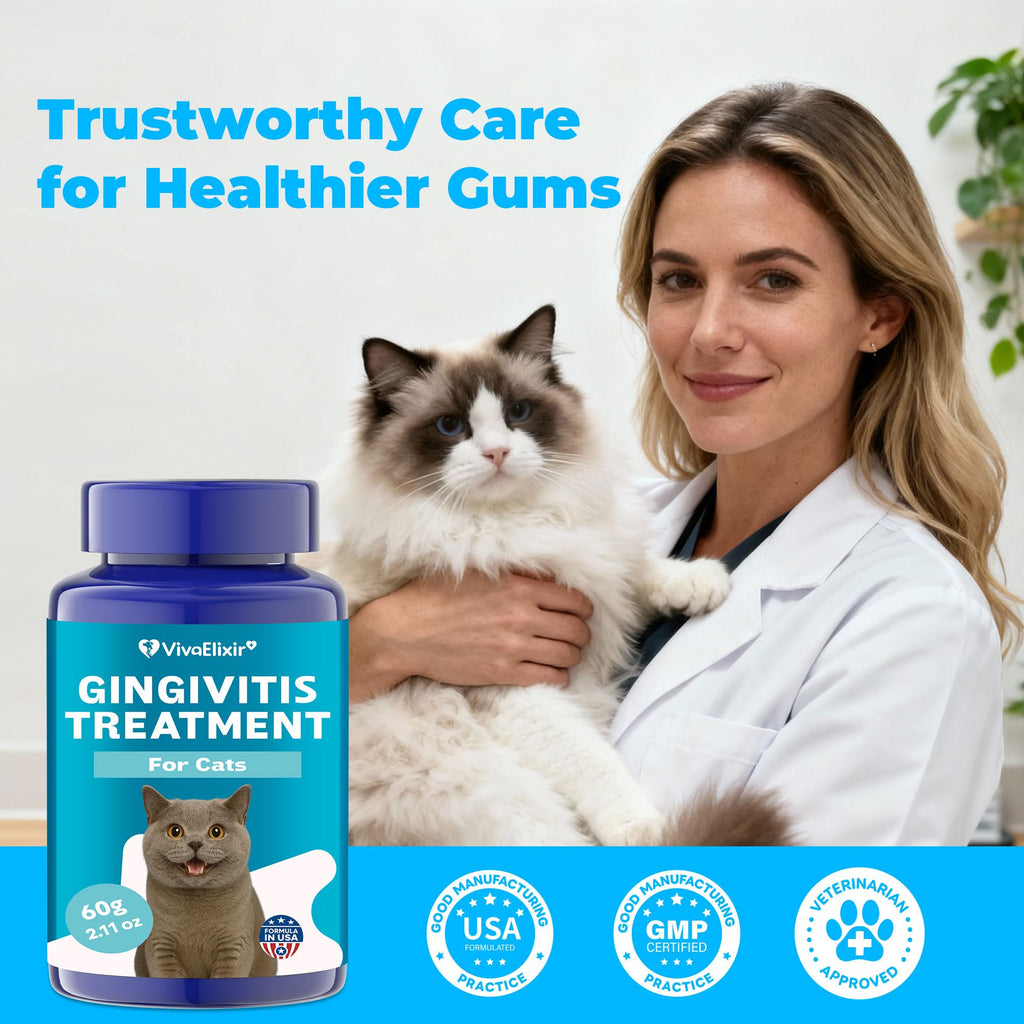 Chicken Flavor Cat Dental Care Powder 2.11 oz V76341