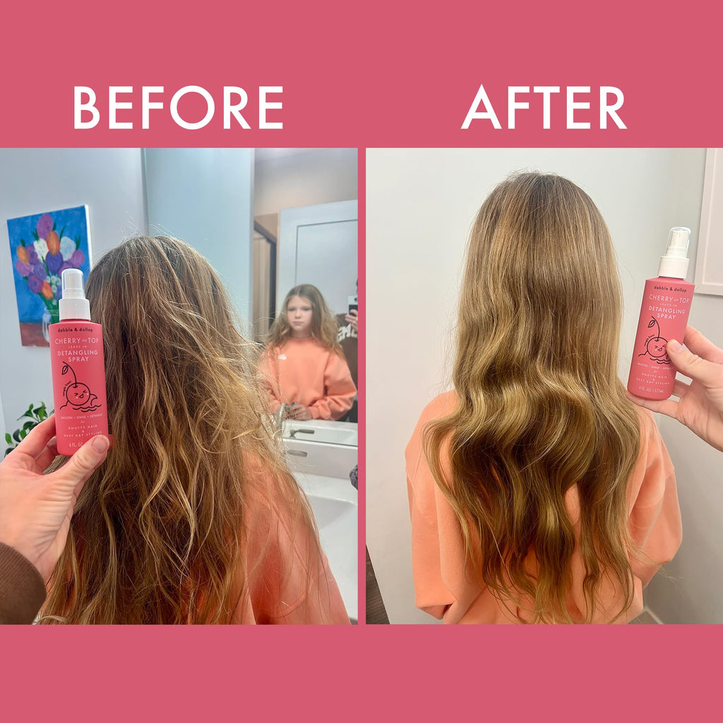 Kids Hair Conditioner & Leave-In Detangler Spray 2-Pack B3608