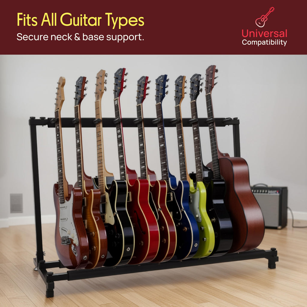 Foldable Universal Multi Guitar Stand N156697