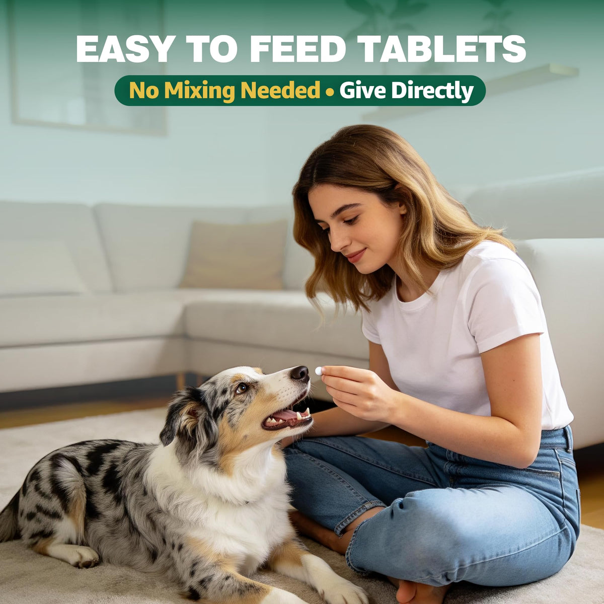 Chewable Pyrantel Pamoate Dog Dewormer 36 Tablets Q122