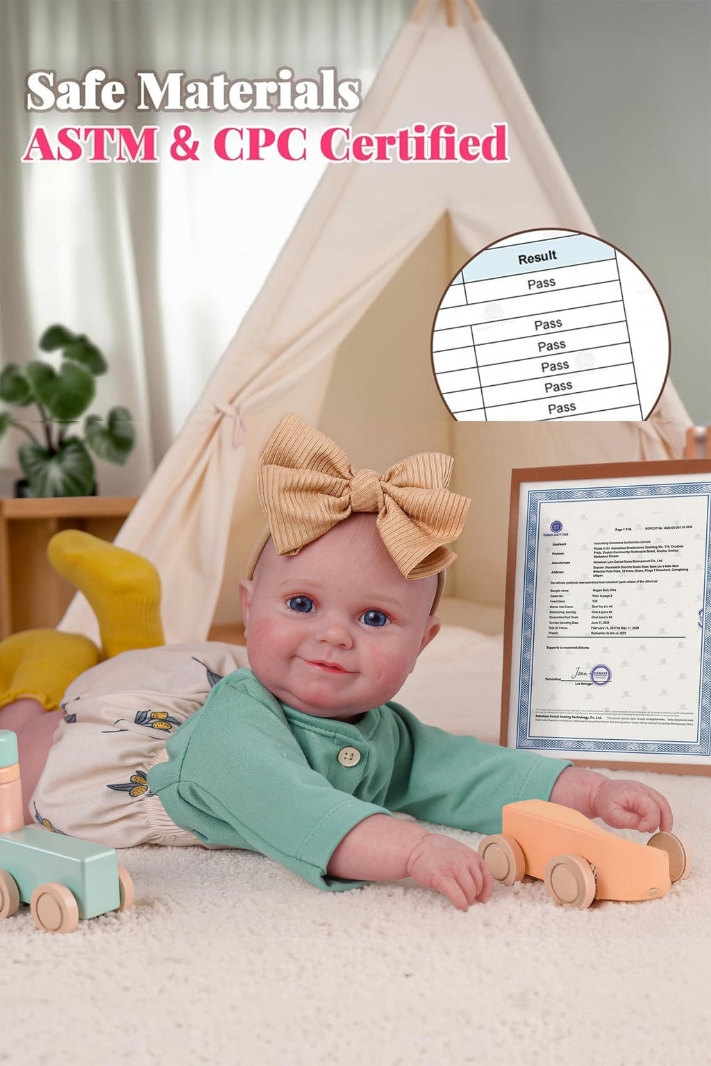 20 Inch Soft Vinyl Baby Doll O9511