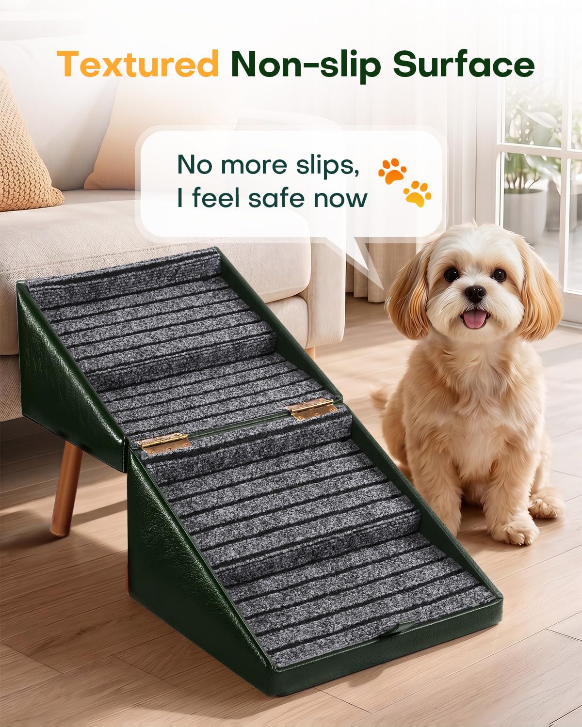 Foldable Dog Stairs and Ottoman J4795