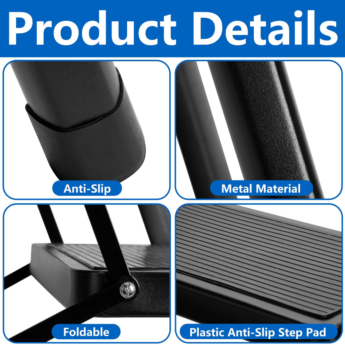 Foldable 2-Step Non-Slip Spa Steps R9440