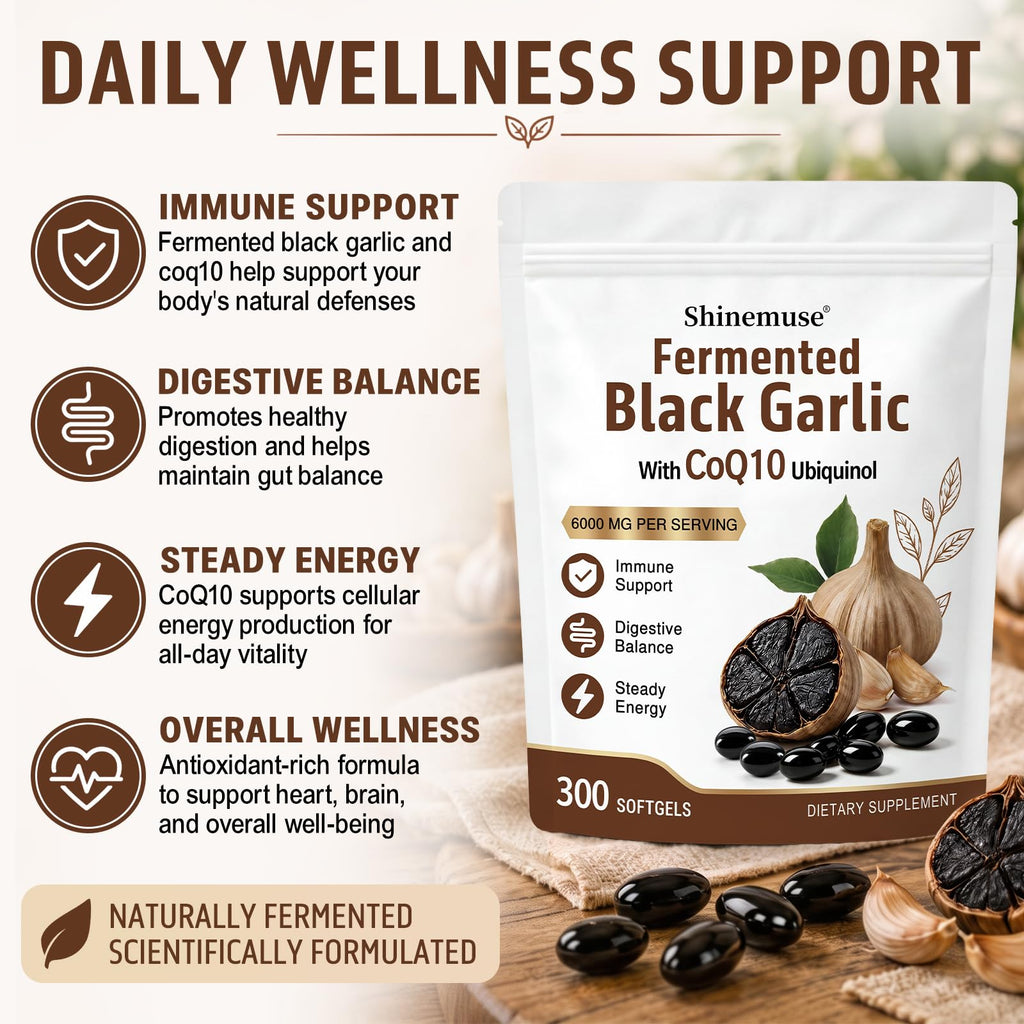 Black Garlic Extract 300 Softgels H95813