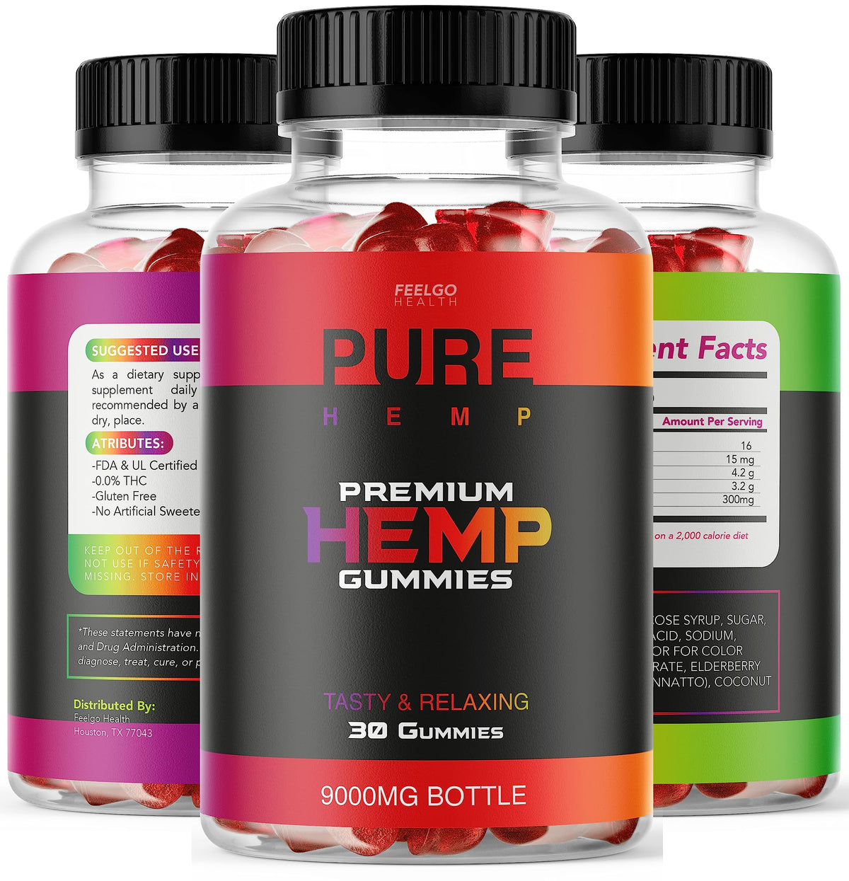 2 Pack Hemp Gummies 300 MG H24371