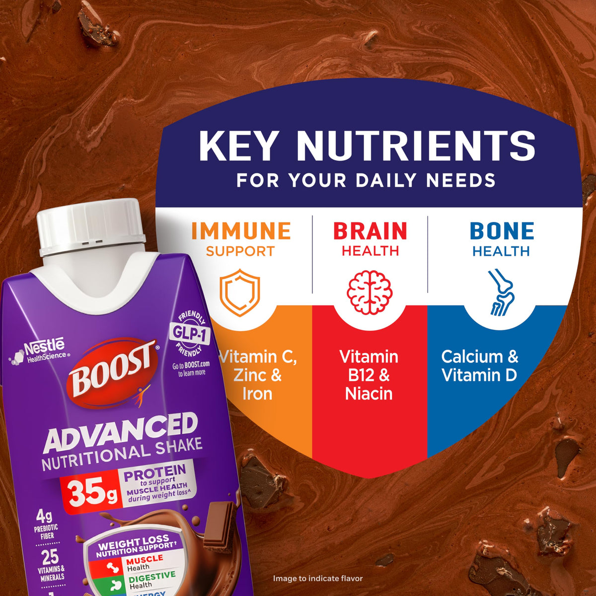 Chocolate Protein Shake 12-11 FL OZ Cartons Z46594