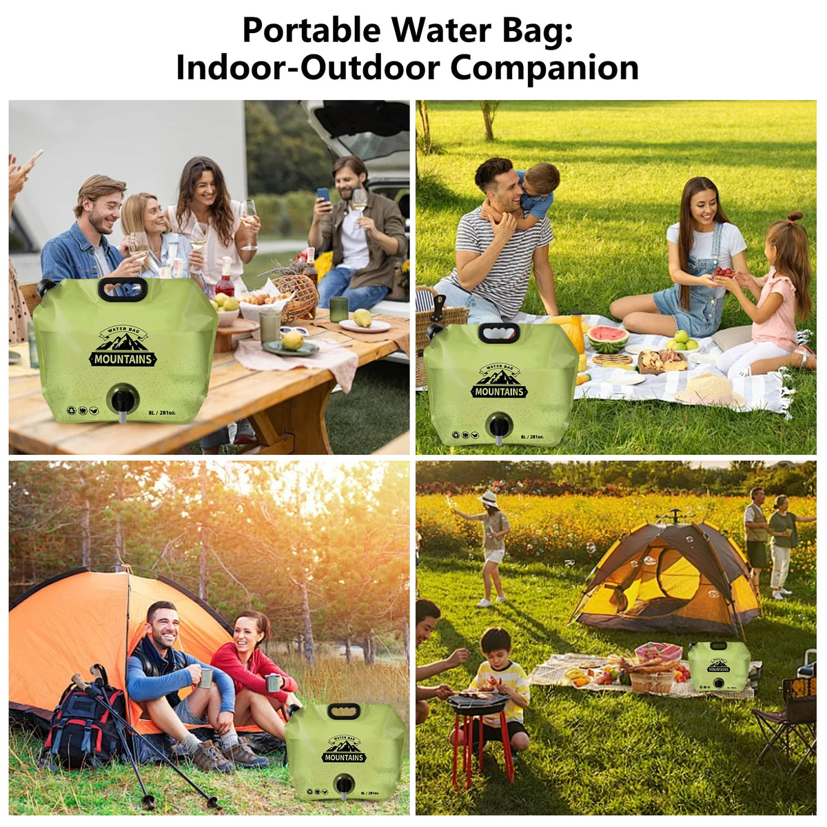 Collapsible 2 Gallon BPA-free Water Container Q83511
