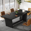 6 FT Rectangular Conference Table with Pedestal Base O92537